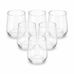 6 Pcs Clear Glass Set – 420ml