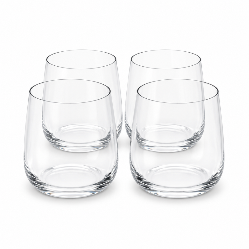 4 Pcs Clear Glass Set – 420ml