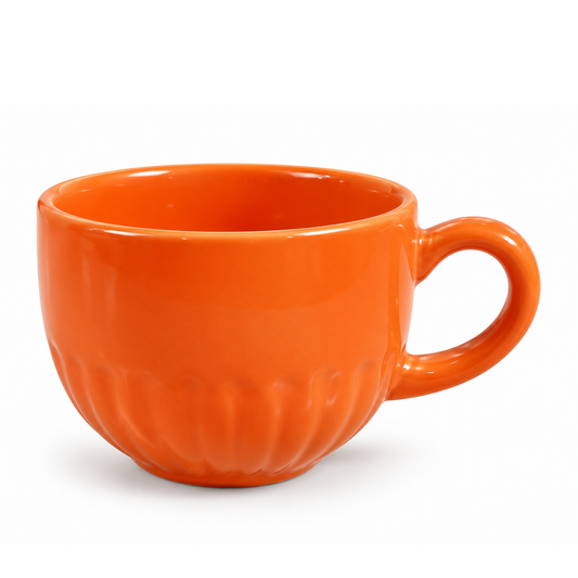 Orange Ceramic Mug | Stylish Coffee & Tea Cup for Everyday Use