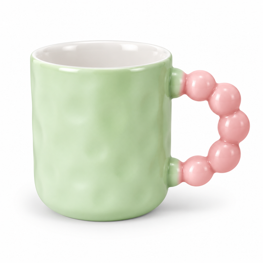 Colourful Bubble Handle Mug