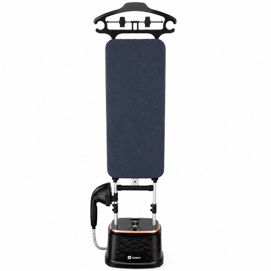 SAYONA Garment Steamer | Standing Clothes Steamer with Ironing Board for Fast Wrinkle Removal