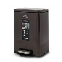 Homeatic Hydraulic Dustbin Metallic – 20L