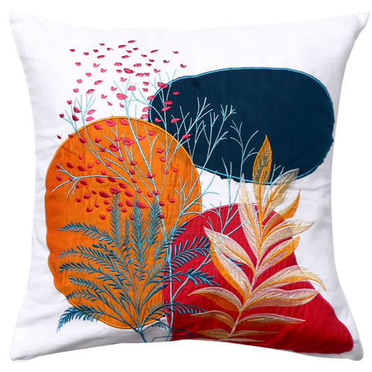EB Gold Fusion Cushion Cover 18x18 Emb