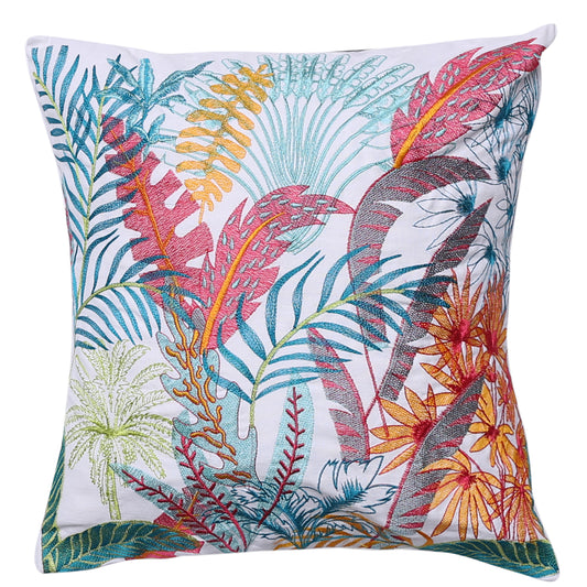 EB Rouge Red Cushion Cover 18x18 Emb