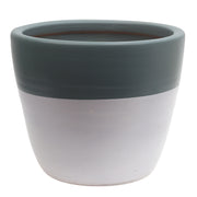 Craft Culture Half Toned Ceramic Planter – Large Size (T) - Habitt