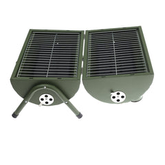 BBQ Grill Green 2009S – Foldable Dual Grill for Outdoor Cooking