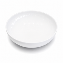 Small Round White Bowl – Minimalist Serving Bowl for Everyday Dining - Habitt