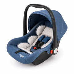 Brown Baby Carry Cot with Padded Seat