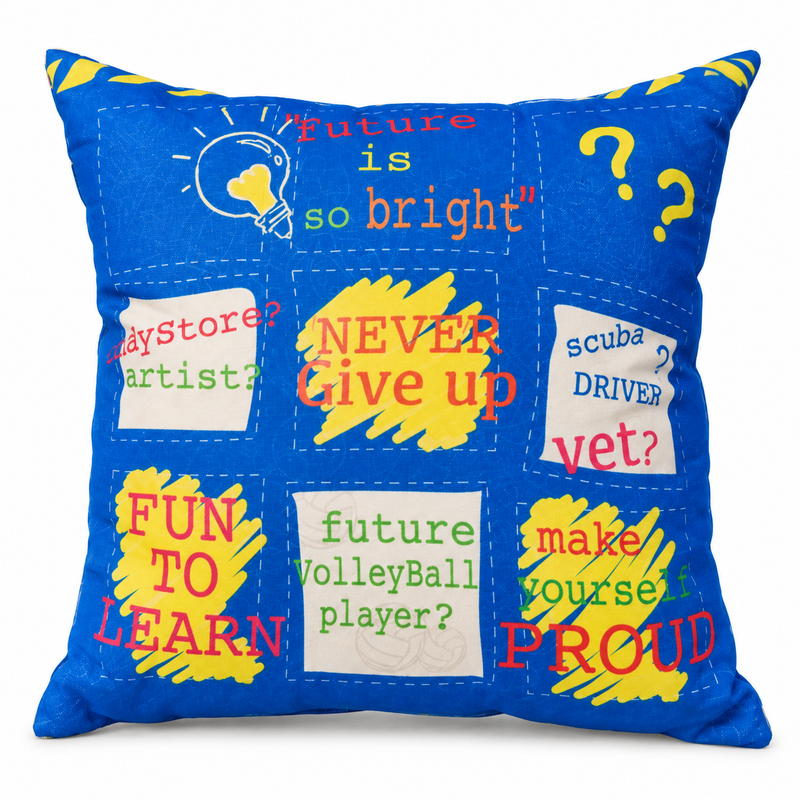 Profession Fun To Learn Cushion – 18 × 18 Inches