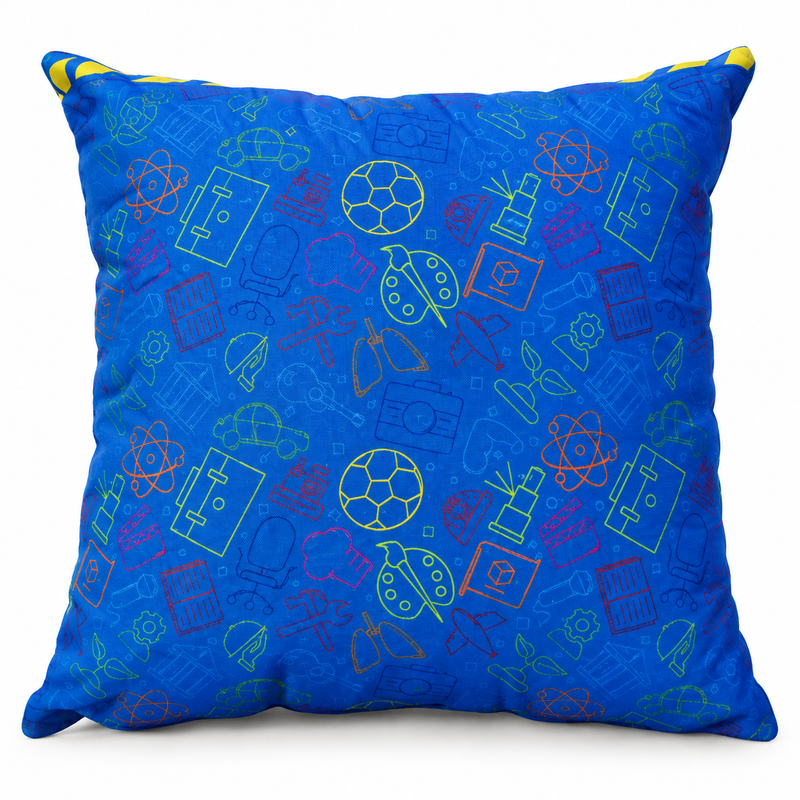 Profession Fun To Learn Cushion – 18 × 18 Inches