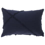 Blue Texture Cushion Cover 12x18" - Habitt