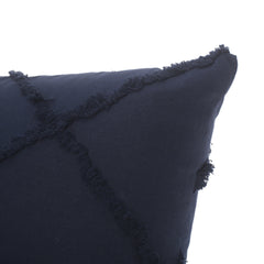 Blue Texture Cushion Cover 12x18" - Habitt