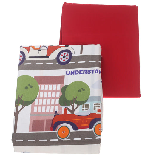 Vintage Car Bedding Set of 4