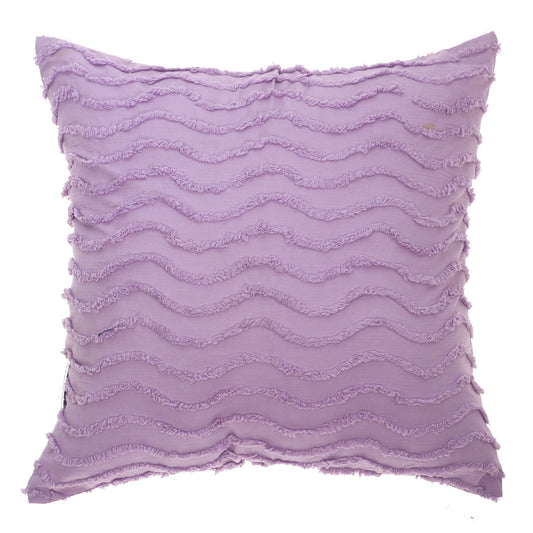 Violet Texture Cushion Cover 18x18"