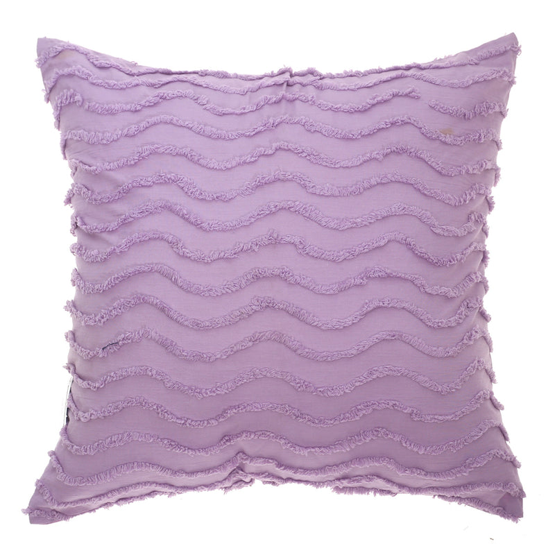 Violet Texture Cushion Cover 18x18" - Habitt