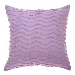 Violet Texture Cushion Cover 18x18"