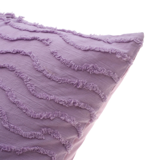 Violet Texture Cushion Cover 18x18"