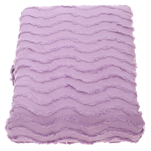 Violet Texture Double Bedding Set of 6