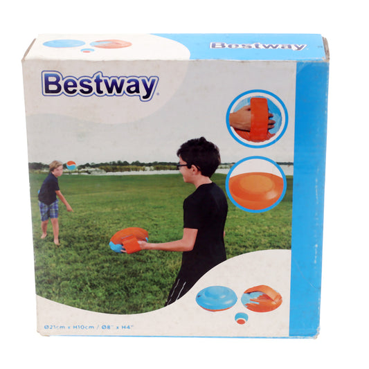 21cm x 10cm Inflatable Throw and Catch Ball Set – Outdoor Fun Game