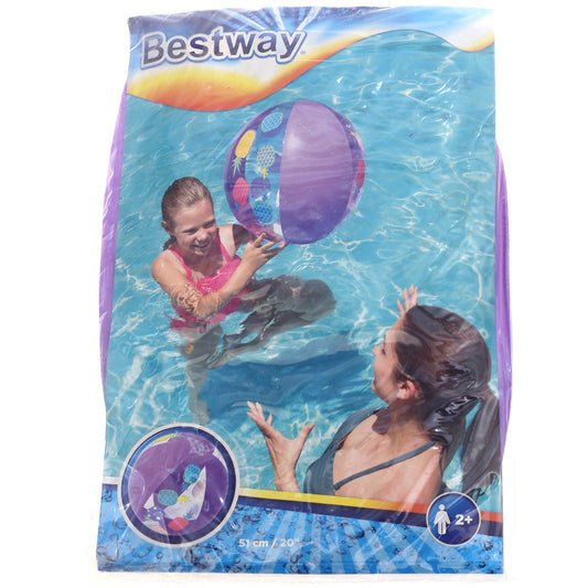 Bestway 20" Inflatable Beach Ball – Lightweight & Durable for Pool and Beach Fun