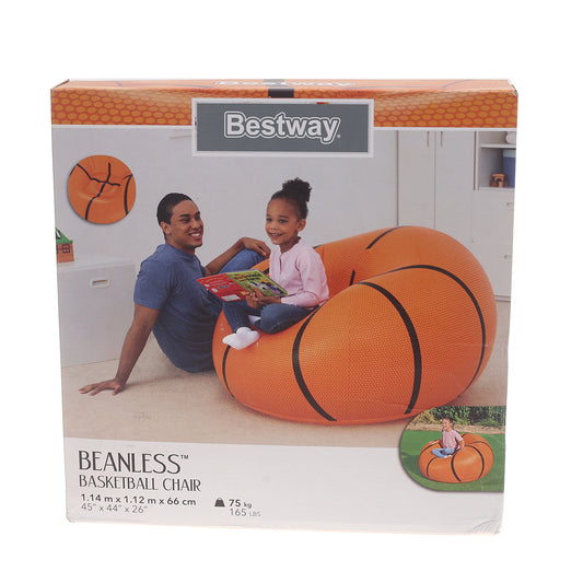 Beanless Basketball Kids Inflatable Chair – Fun & Comfy Seating for Kids