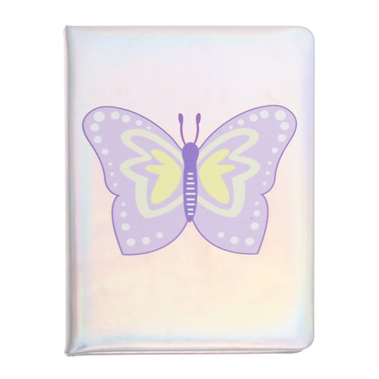 Butterfly Holographic Notebook – Shimmery Cover | Kids Stationery Journal | 100 Pages