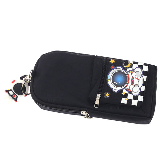 Astronaut Pencil Pouch | Multi-Compartment Stationery Case for Kids