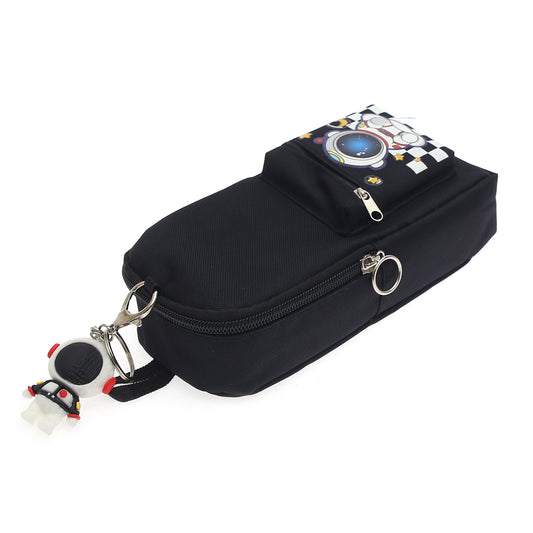 Astronaut Pencil Pouch | Multi-Compartment Stationery Case for Kids