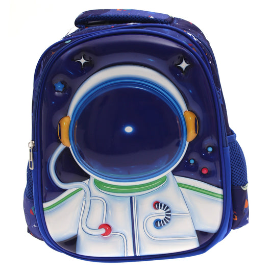 Kids Astronaut School Backpack Blue – Character School Bag 16"