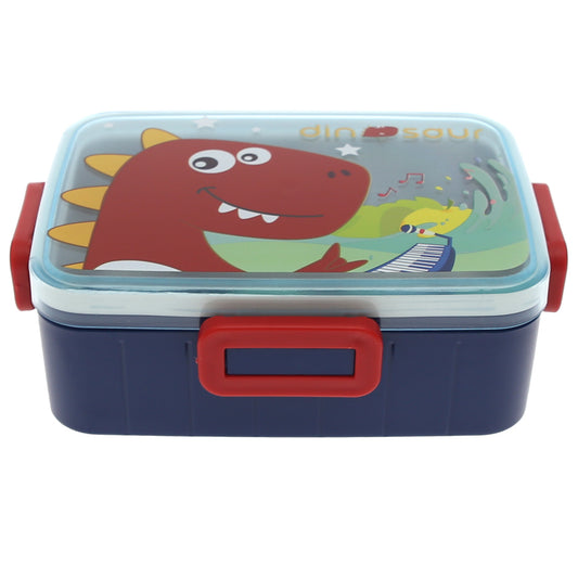 Kids Stainless Steel Lunch Box – Dinosaur Print (Leak-Proof | 900ml)