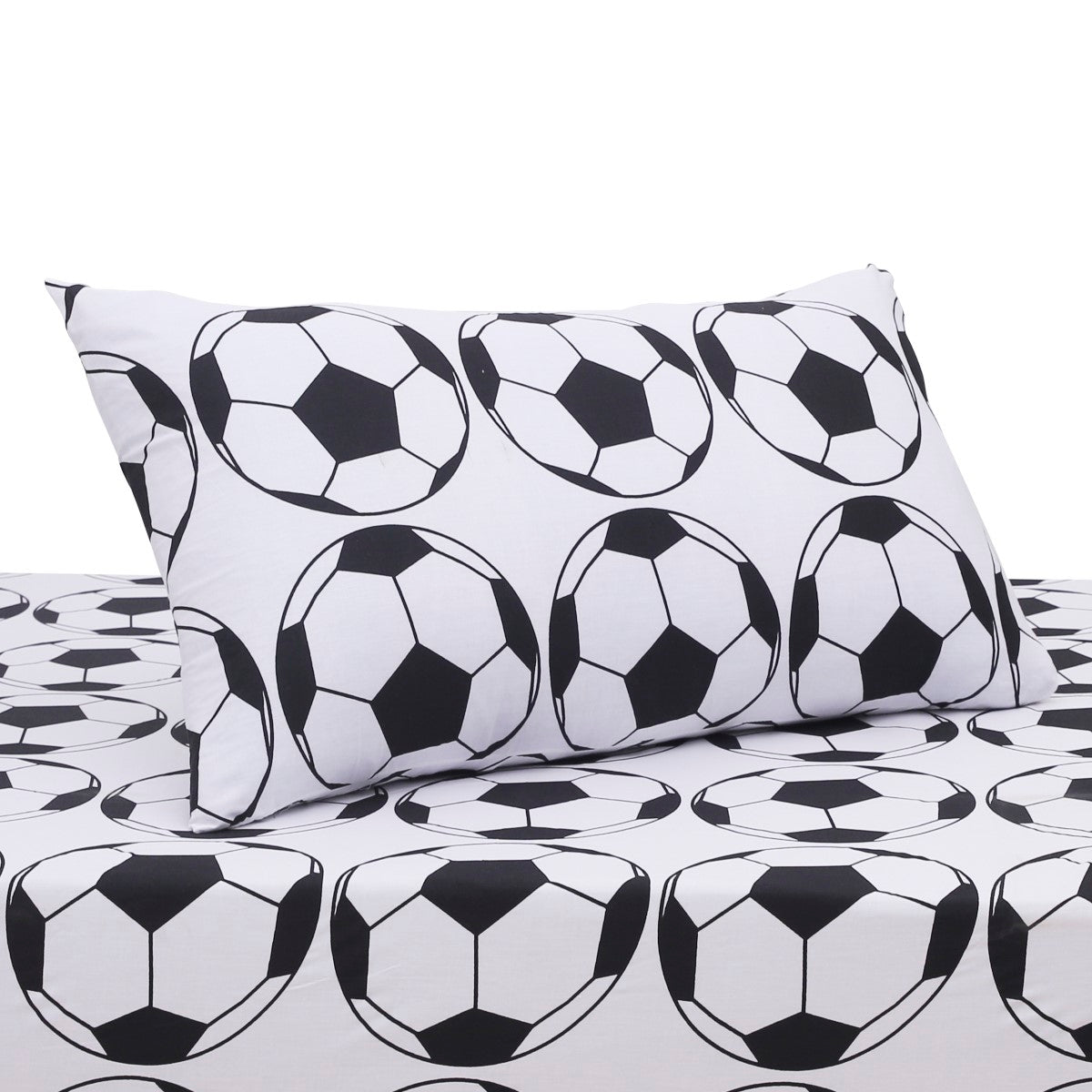 Football Single Bed Sheet 68x96" – 100% Cotton with Rotary Printing