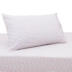 Multi Stars Single Bed Sheet 68x96" – 100% Cotton with Rotary Printing