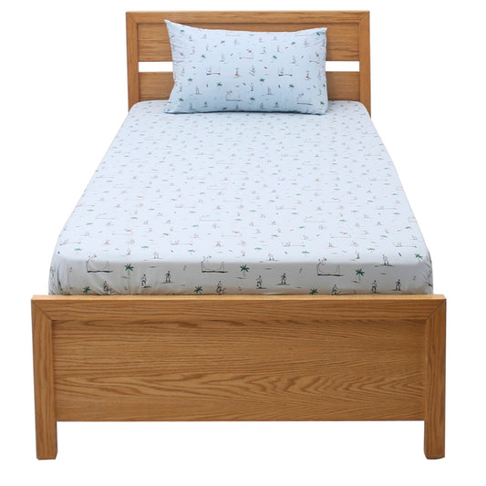 Play Garden Single Bed Sheet 68x96" – Cotton Percale Rotary Printing