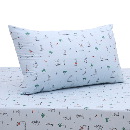 Play Garden Single Bed Sheet 68x96" – Cotton Percale Rotary Printing