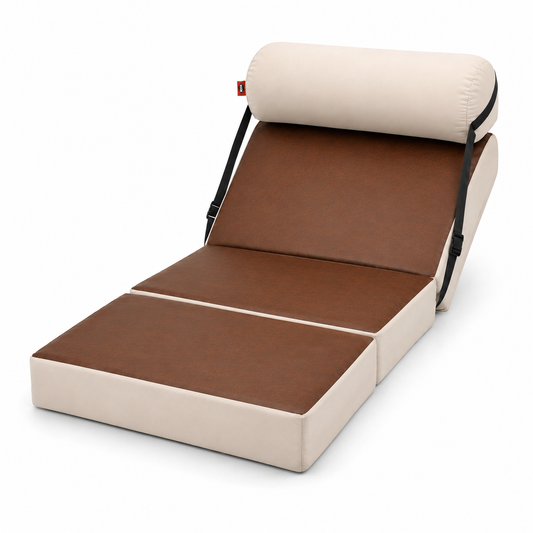 Fold Out Z Chair Bed – Fabric Single Convertible Chair SB-25