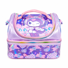 Kuromi Kids Lunch Bag – Purple & Pink Shimmer