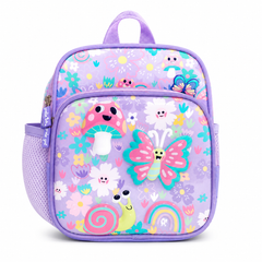 Butterfly Garden Kids Lunch Bag – Purple