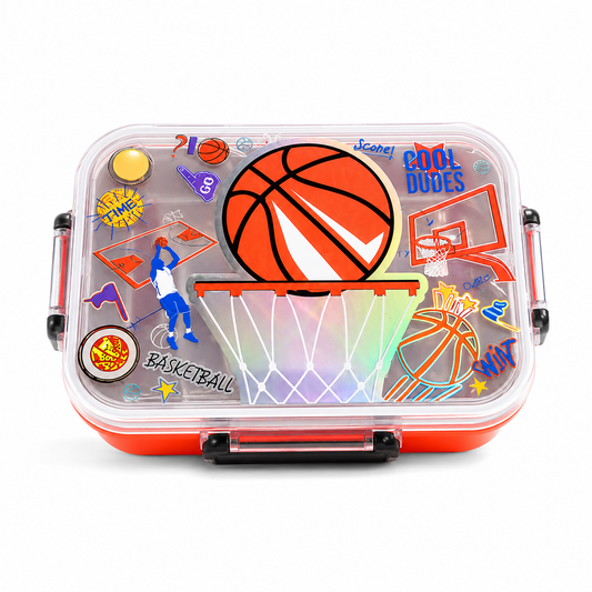 Kids Basketball Lunch Box – Orange Sports Design