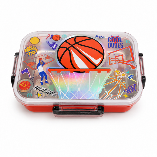 Kids Basketball Lunch Box – Orange Sports Design