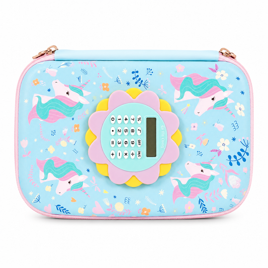 Assorted Kids 3D Calculator Pencil Pouch