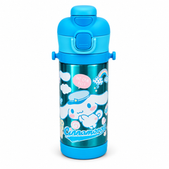 Cinnamoroll Character Printed Kids Water Bottle – Blue