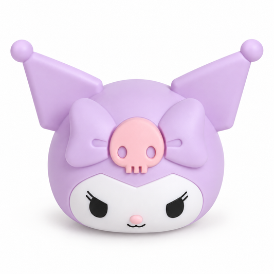 Cute Purple Character LED Night Lamp – Soft Decorative Bedside Light