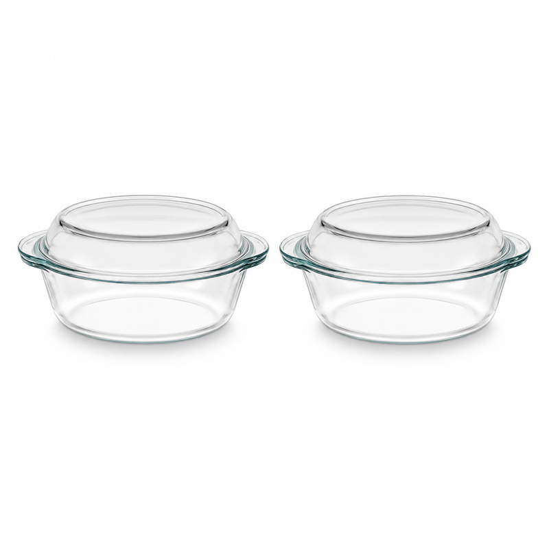 Round Casserole with Cover – 1.5 Litres