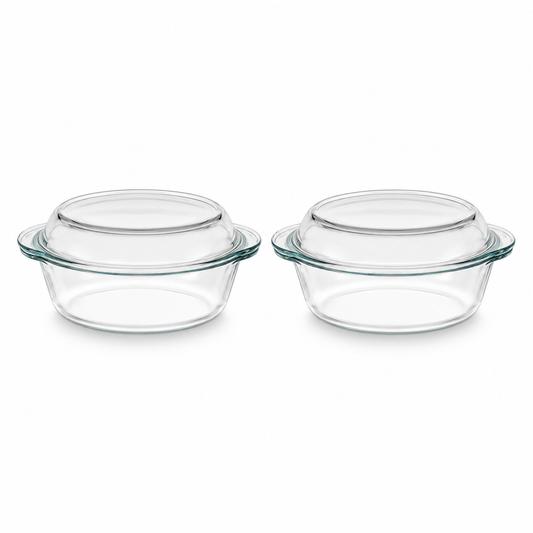Round Casserole with Cover – 1.5 Litres