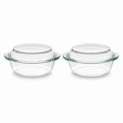 Round Casserole with Cover – 1.5 Litres