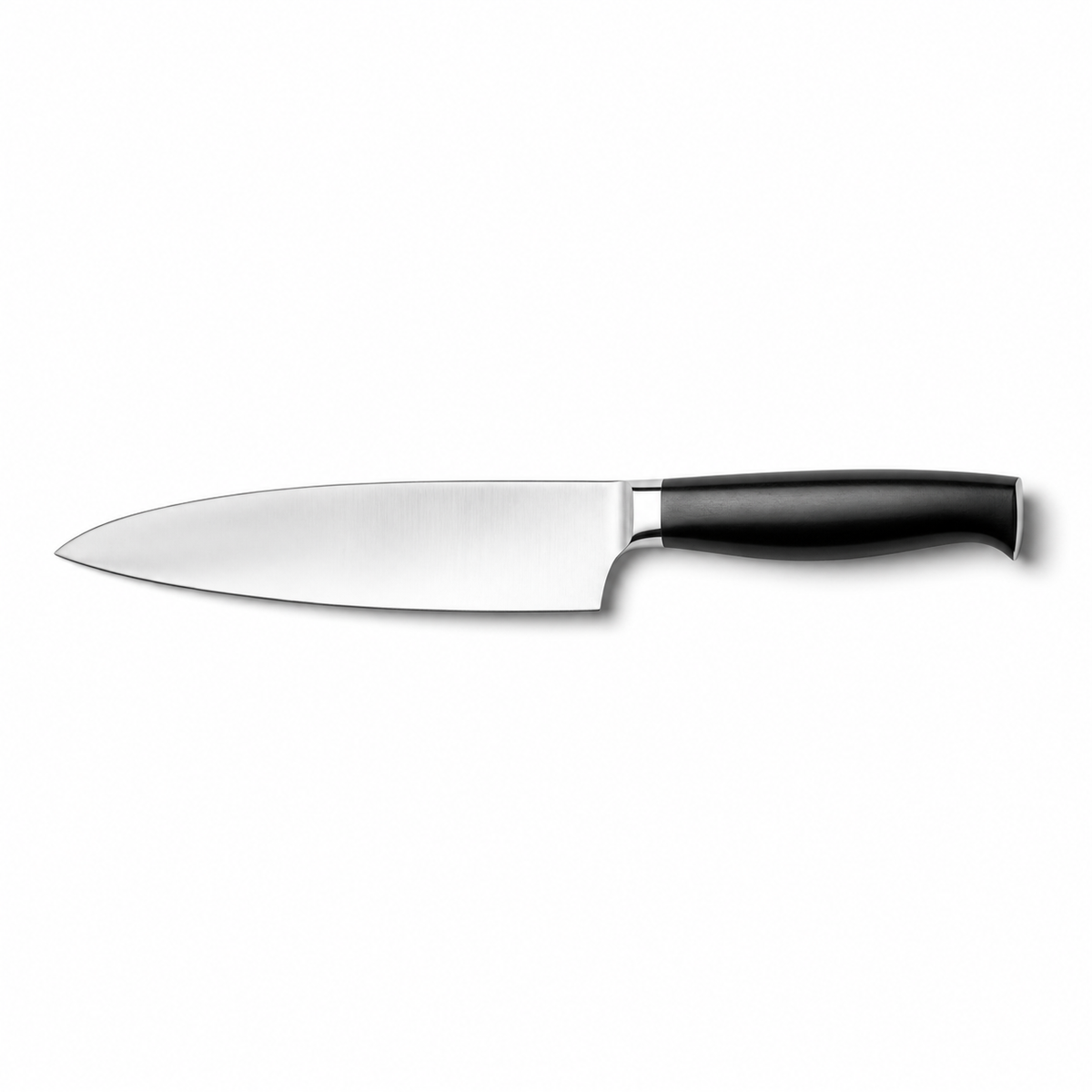 Black Chef Knife – Stainless Steel Kitchen Knife with Ergonomic Handle
