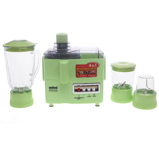 Sanford 4-in-1 Food Processor & Juicer Set – Blender, Grinder, Chopper & Juicer