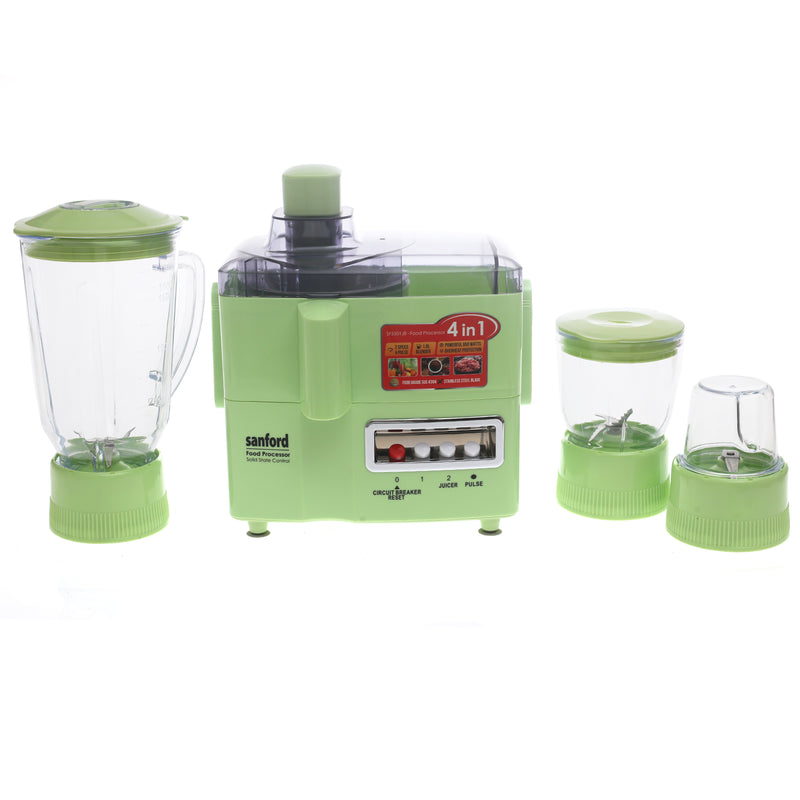 Sanford 4-in-1 Food Processor & Juicer Set – Blender, Grinder, Chopper & Juicer - Habitt