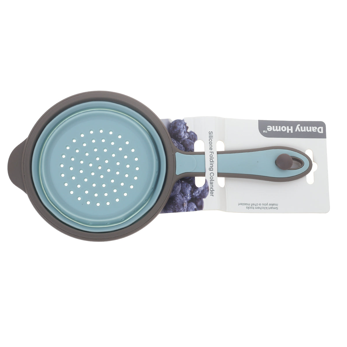 Silicone Foldining Colander DH2111-BLUE