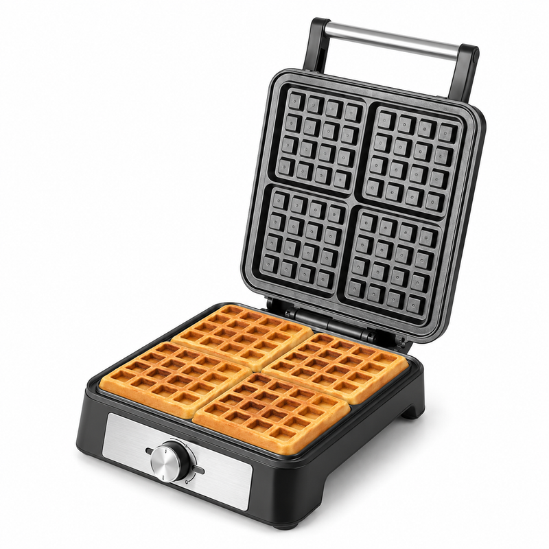 Square Waffle Maker – 4 Slice